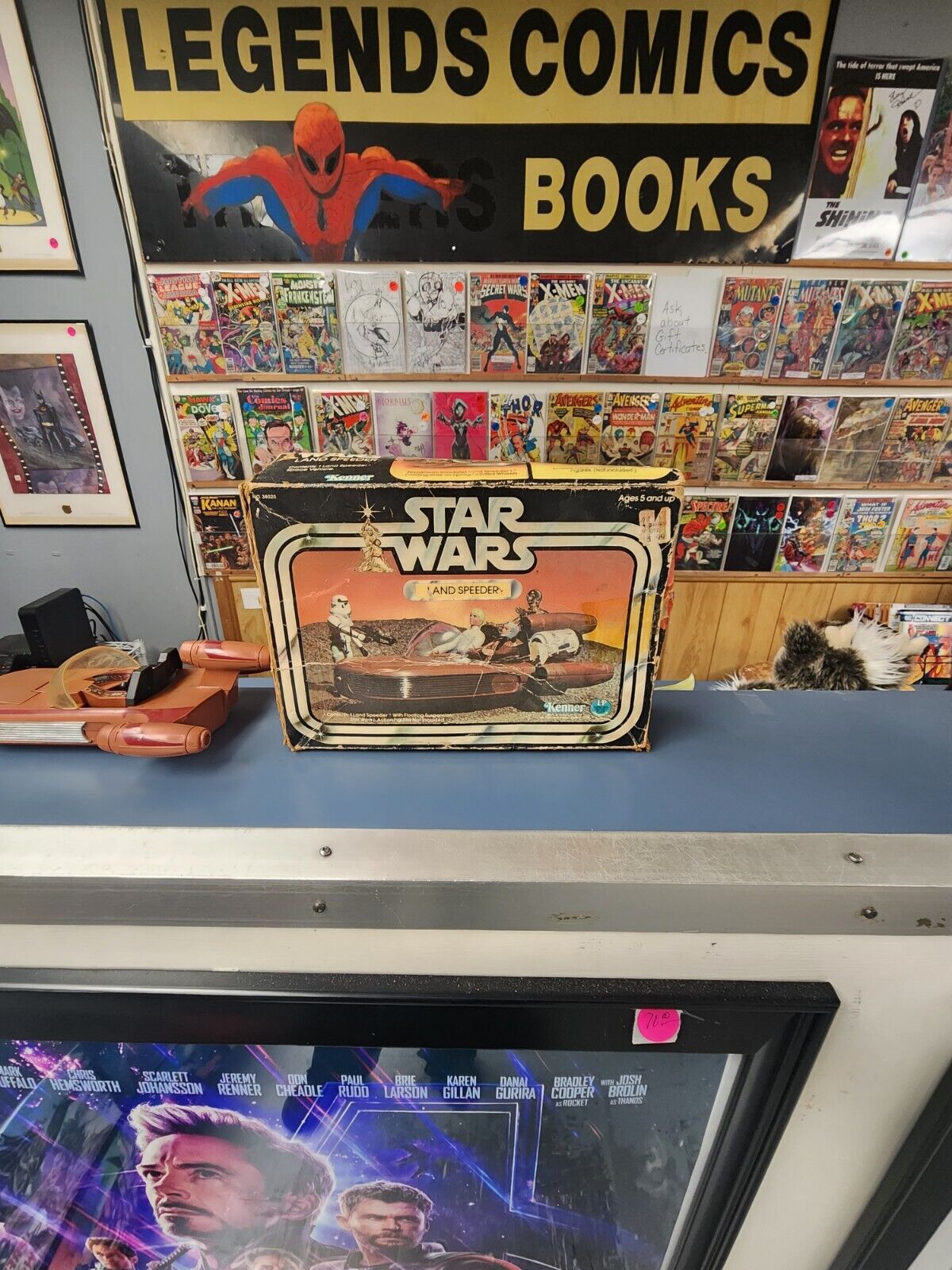 Vintage 1977 Star Wars Land Speeder.  In Box. Pre Owned
