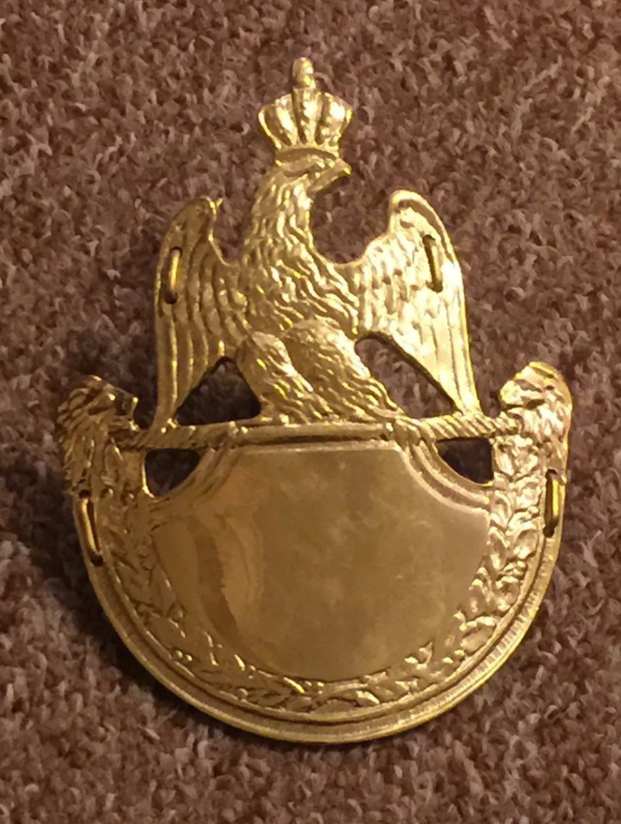 DGH® Napoleonic Era Napoleonic-1812 French 21st eme Shako Plate Pressed Brass ne