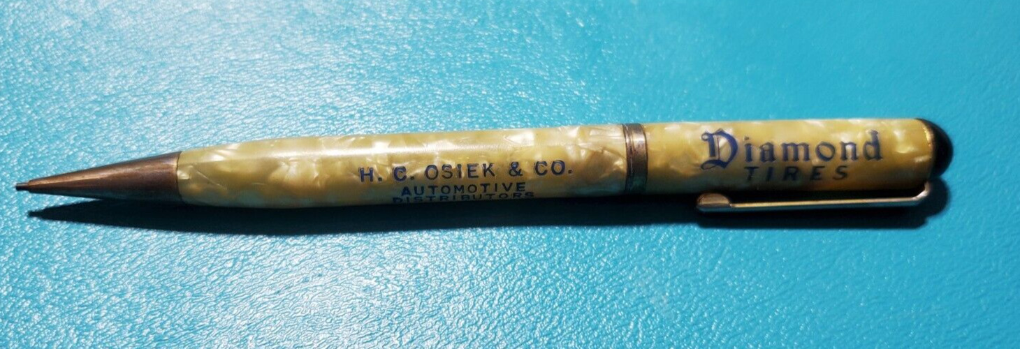 VINTAGE DIAMOND TIRES Mechanical pencil Osiek & co St Charles Mo