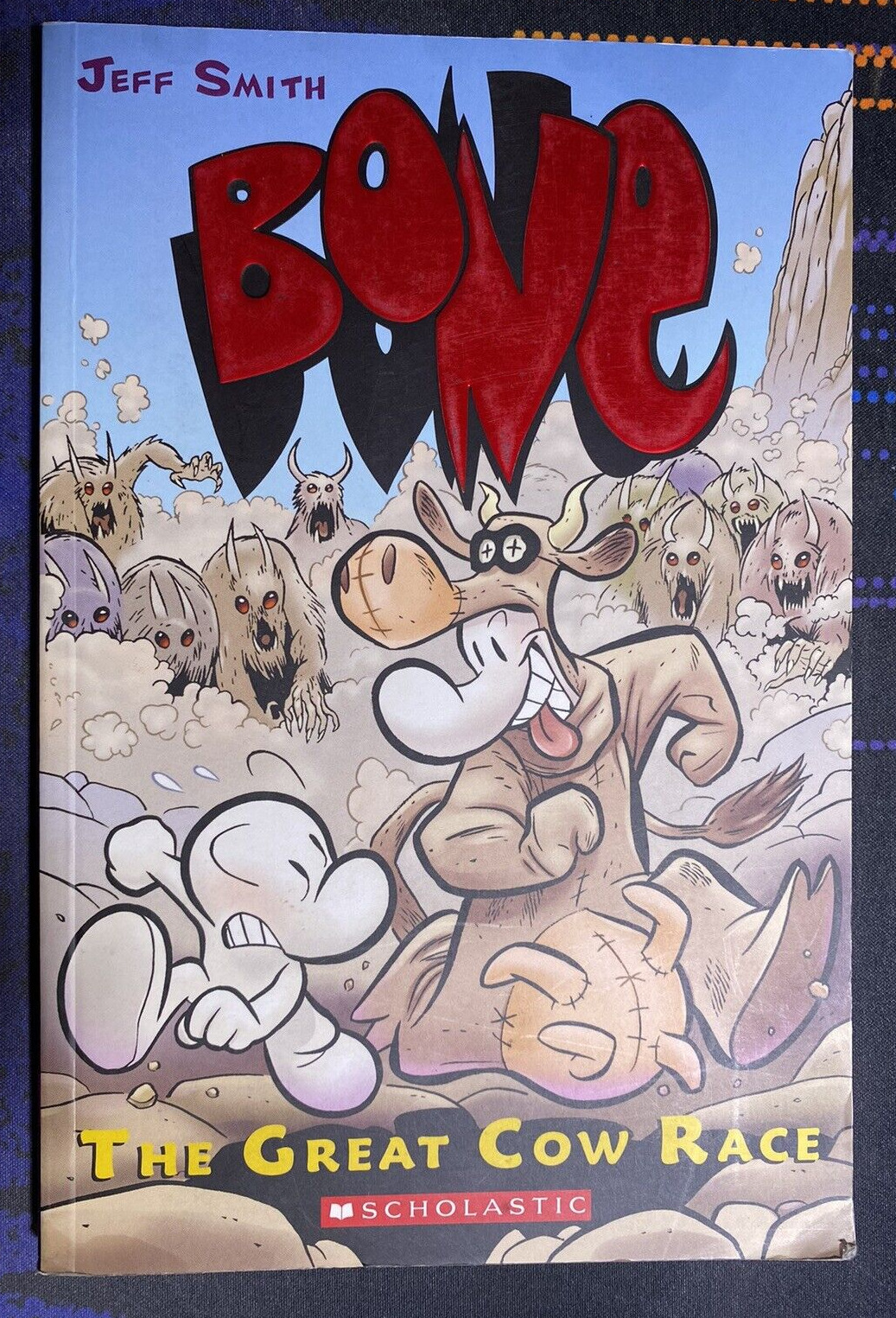 Bone by Jeff Smith - The Great Cow Race (Scholastic, August 2005)