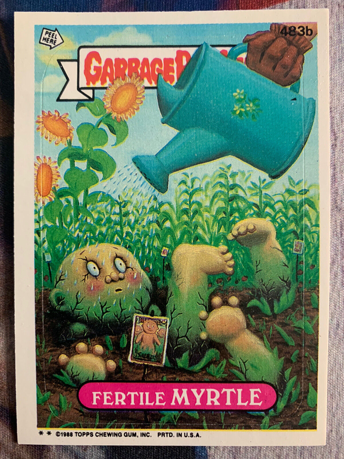 Garbage Pail Kids OS12 GPK Original 12th Series Fertile Myrtle Card 483b