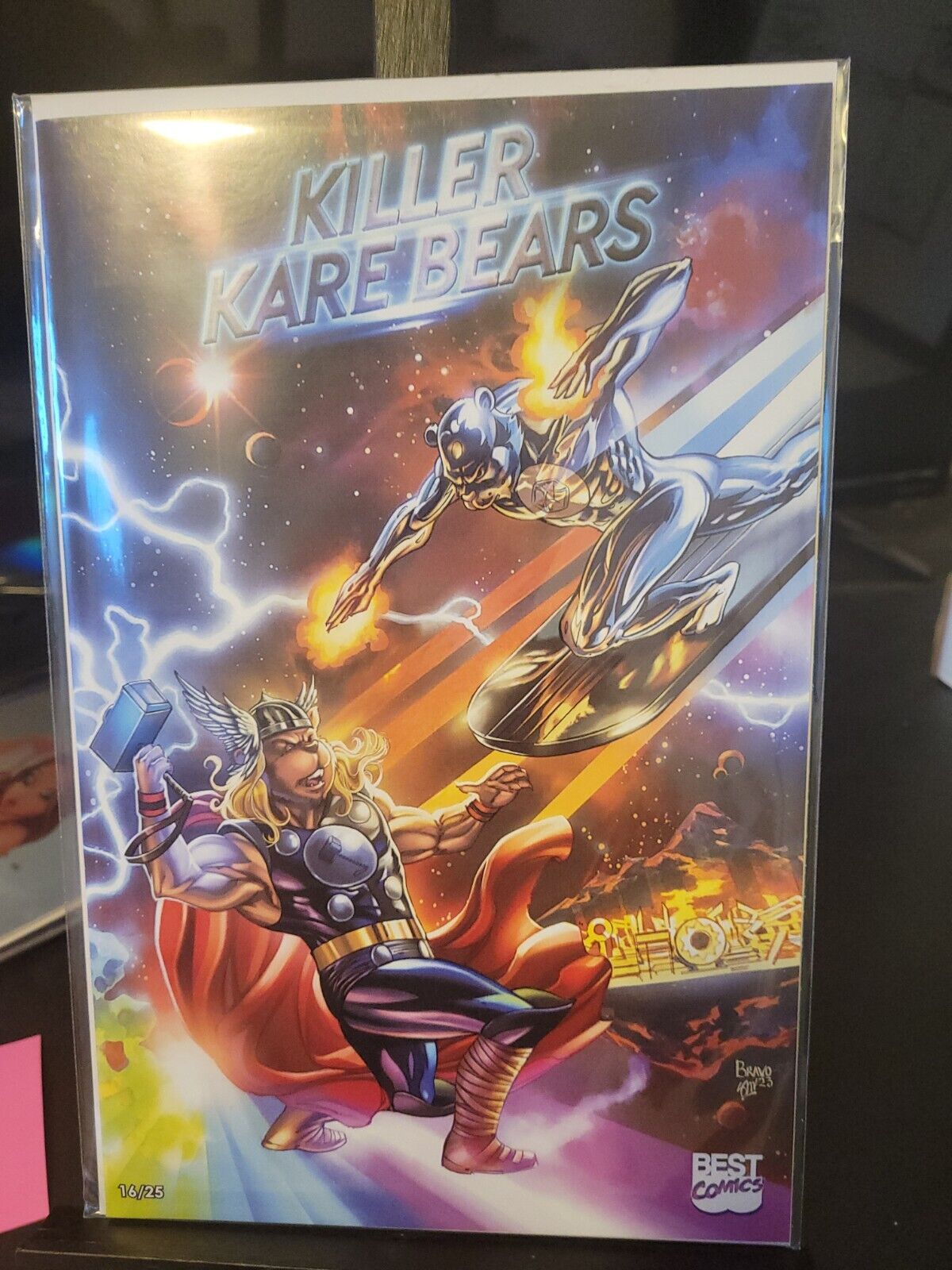 Killer Kare Bears Silver Surfer #4 Homage Thor Trade Cover #/25 Mint