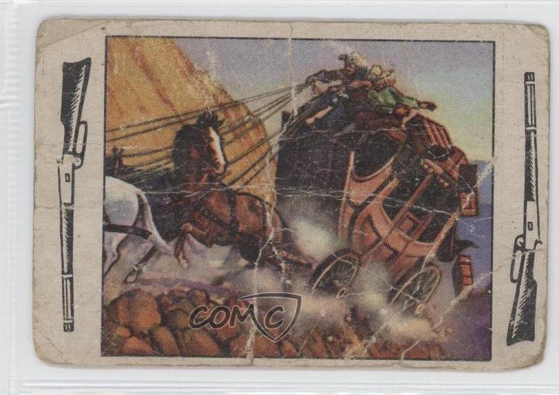 1953 Bowman Frontier Days R701-5 Peril At The Pass #25 0l2