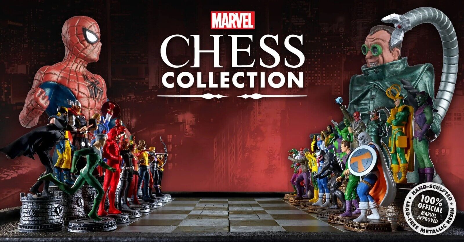 Eaglemoss Marvel Chess Collection + 5 Specials & Complete Fantastic 4 Set
