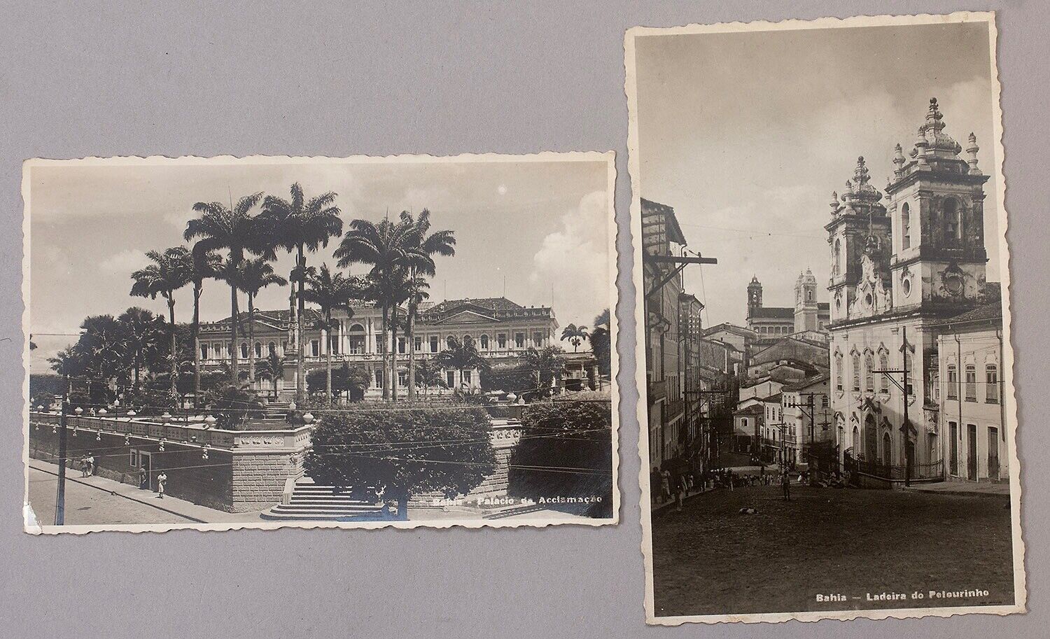 2 Salvador Brazil Bahia State Brazil postcards Vintage RPPC