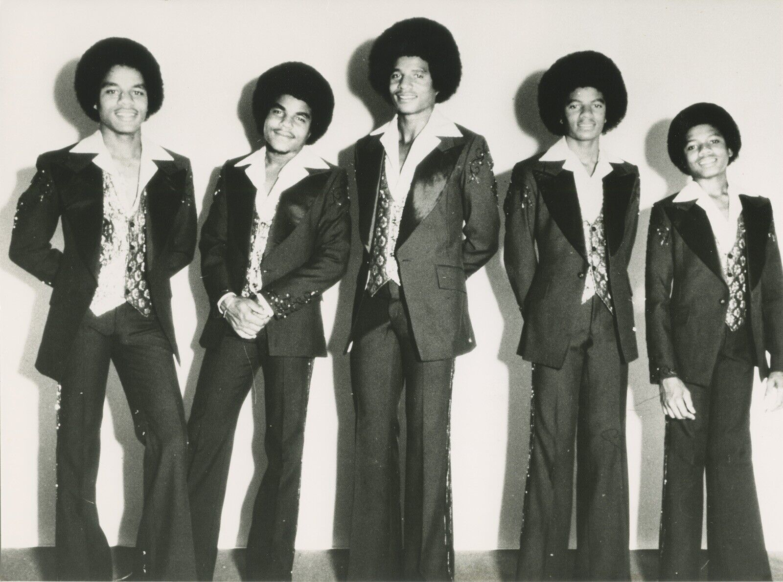 The Jackson Five Michael Jackson Pop Band Music  A0578 A05 Original Photograph