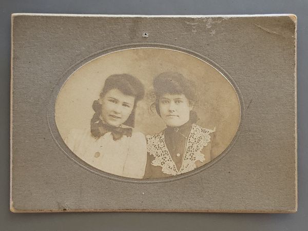Brazil IN   Early 1900s   Studio Photograph   Two Young Girls