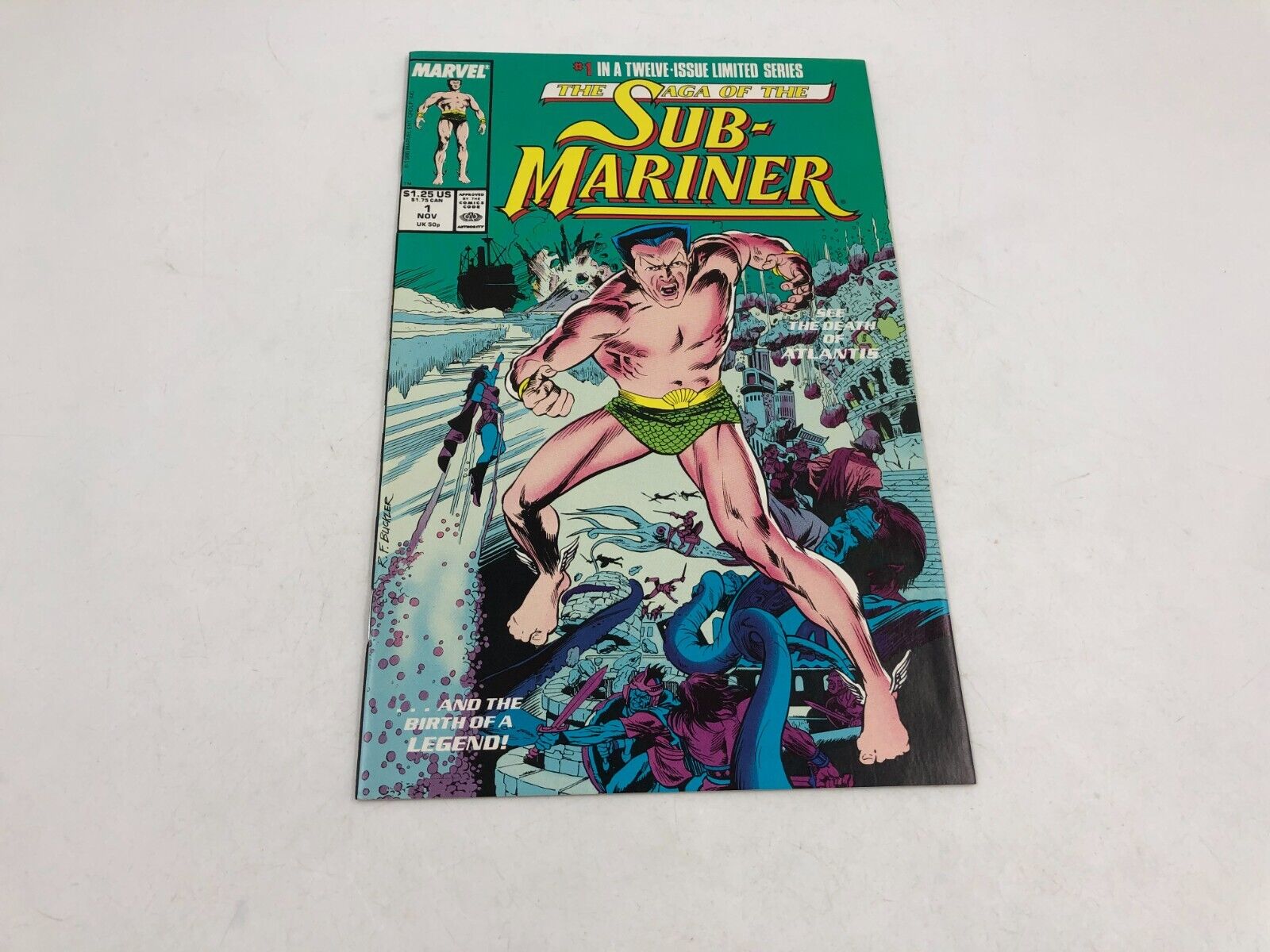Saga of The Sub-Mariner #1 Namor Stan Lee Marvel Comics 1988