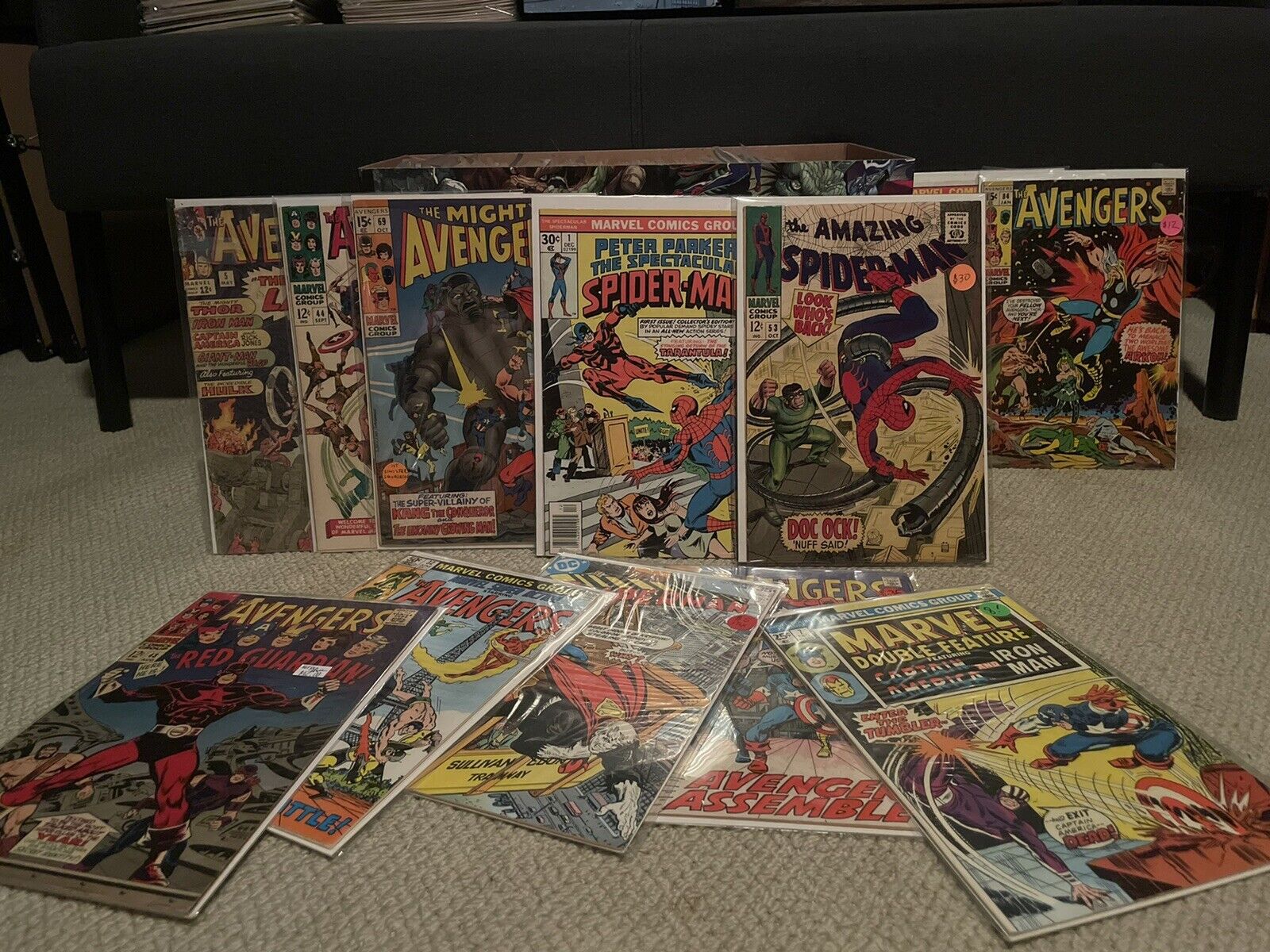 Lot of Marvel Comic books - Silver age
