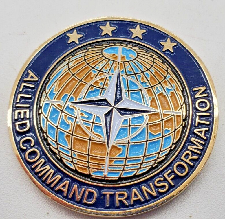 NATO Allied Command Transformation Supreme Allied Commander Challenge Coin