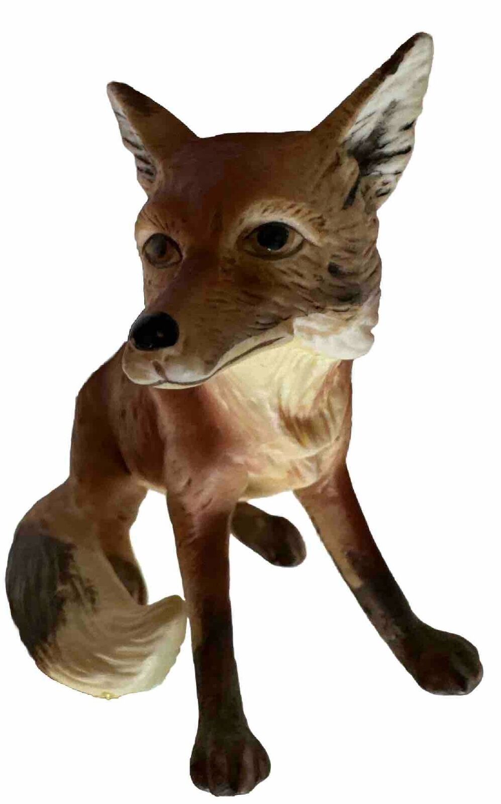 Vintage Rare Porcelain Red Fox Figure 4 Inch