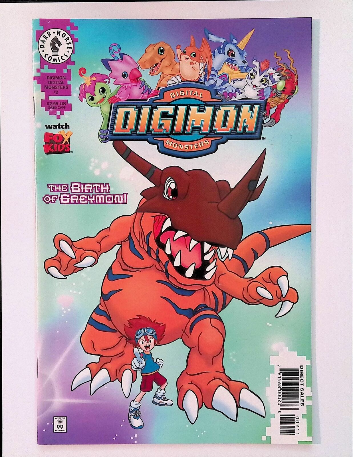 Digimon Digital Monsters #2A FN Dark Horse Comic Book As Seen On TV