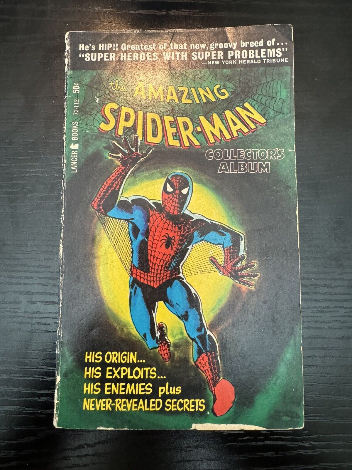 1966 The AMAZING SPIDER-MAN Collector\'s Album Lancer Book Stan Lee Ditko