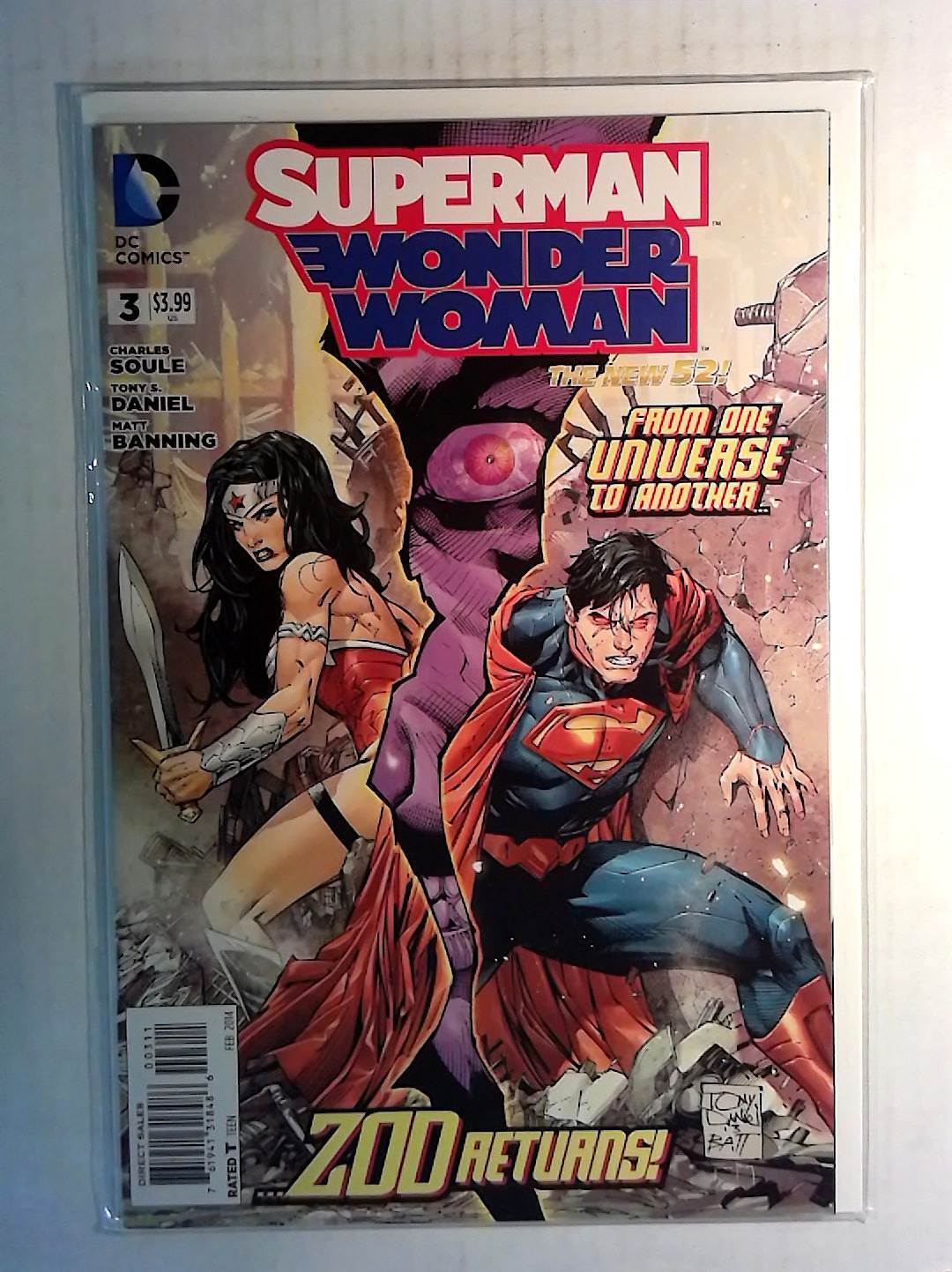 Superman/Wonder Woman #3 DC Comics (2014) NM 1st Print Comic Book
