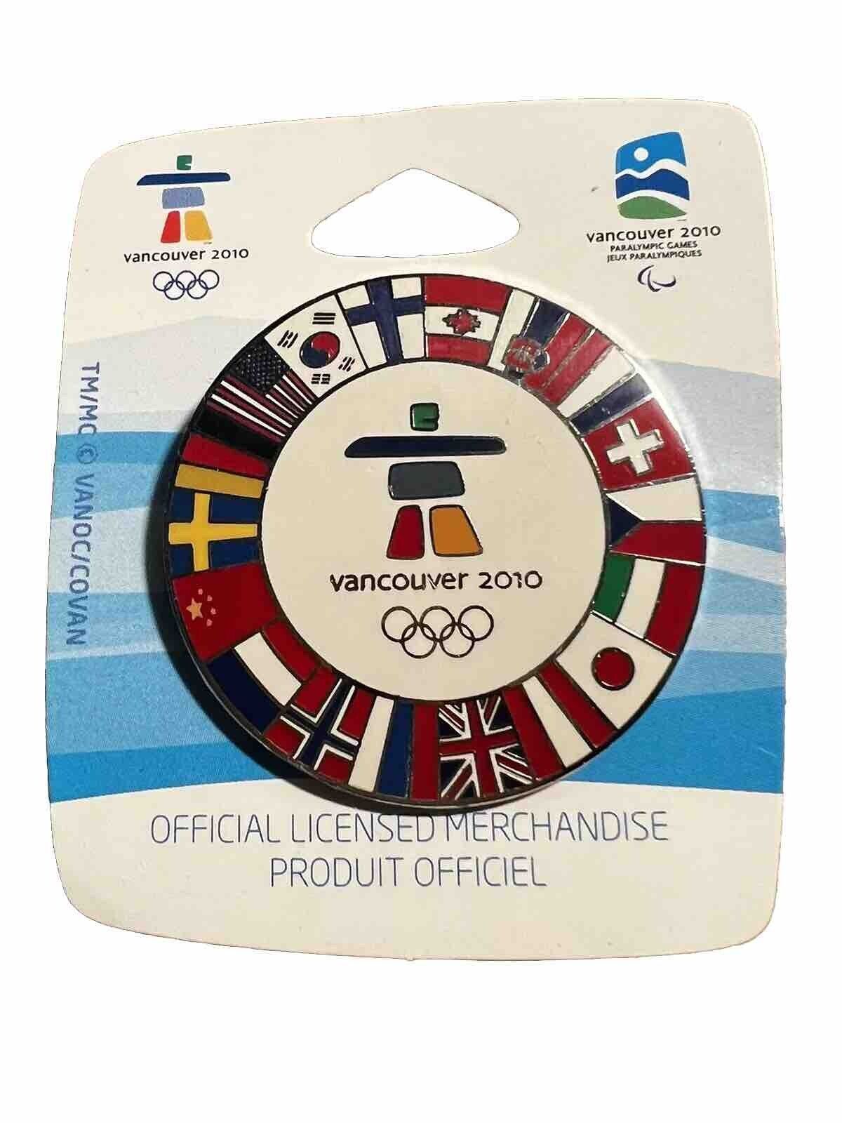 Vancouver Olympics Official 2010 Pin New