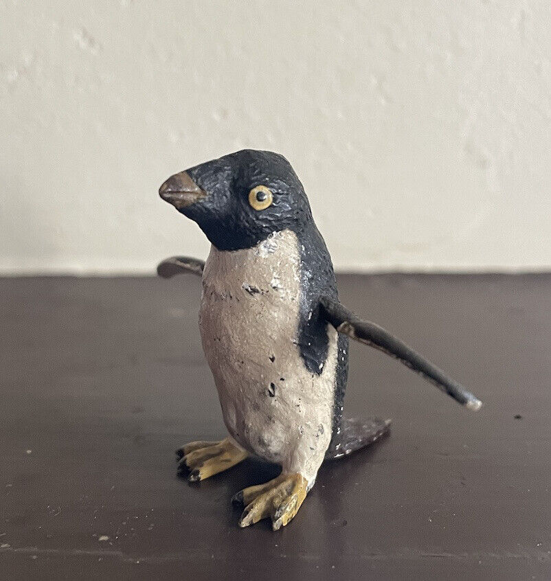 Antique Cold Painted Vienna Bronze Penguin