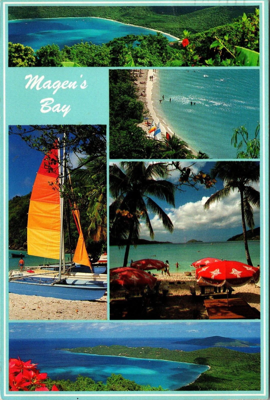 Postcard Magen's Bay St Thomas Virgin Islands [an]