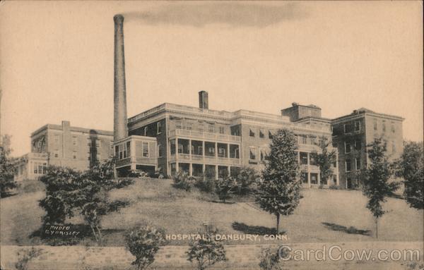 Danbury,CT Hospital Fairfield County Connecticut The Collotype Co. Postcard