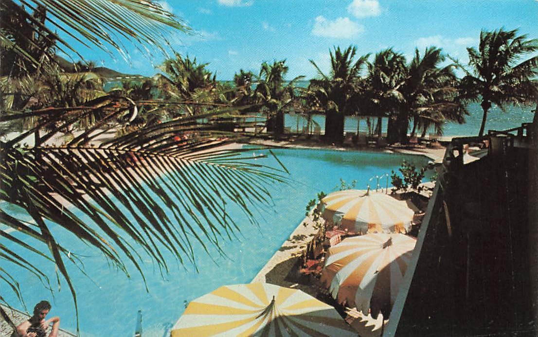 Postcard Grapetree Beach Hotels US Virgin Islands 