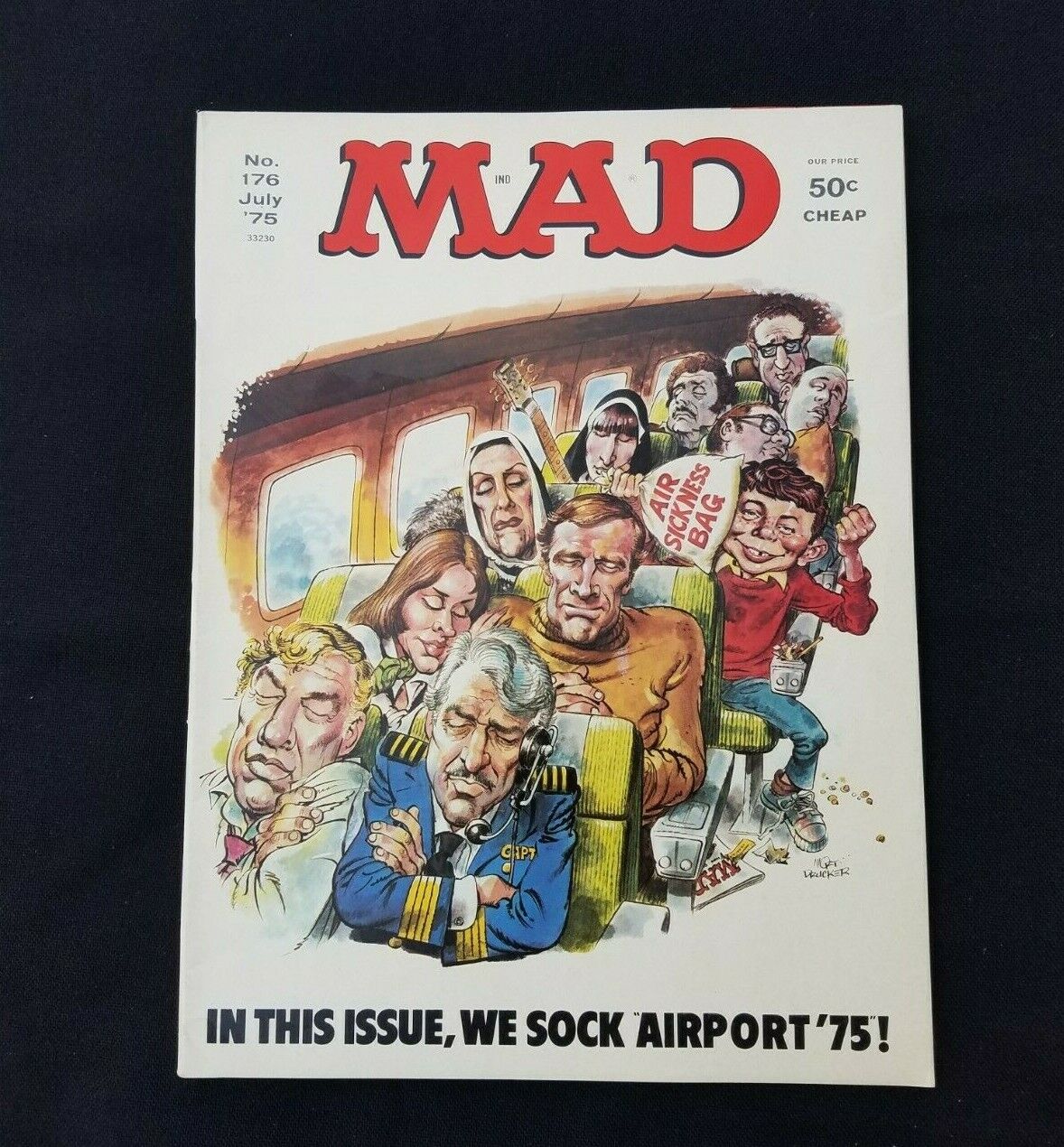 Mad Magazine # July 1975 Magazine Airport The Longest Yard Graduation F/FV
