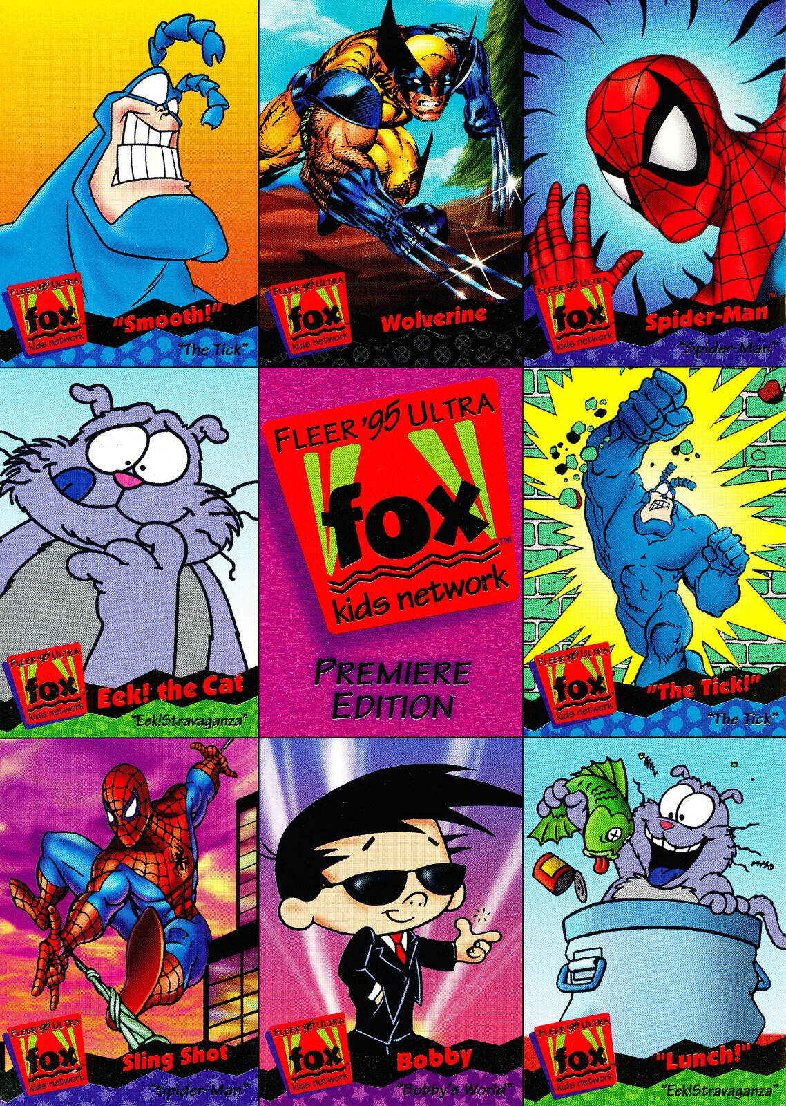 FLEER ULTRA FOX KIDS RELEASE 1995 - PRESS KIT