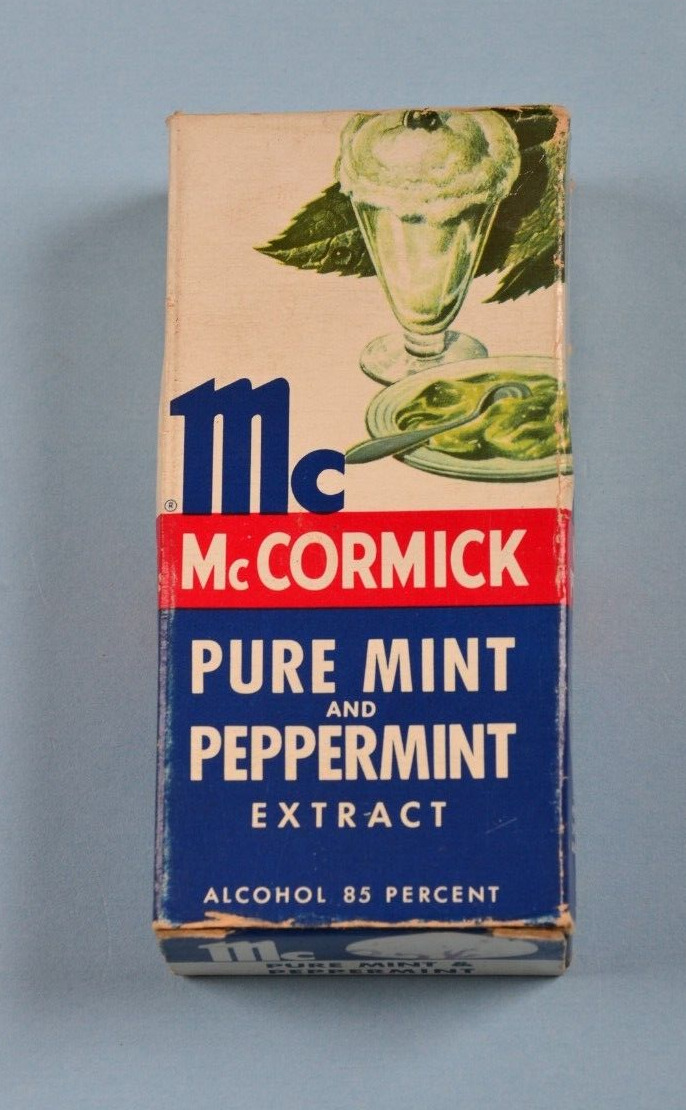 Vintage McCormick Mint Extract