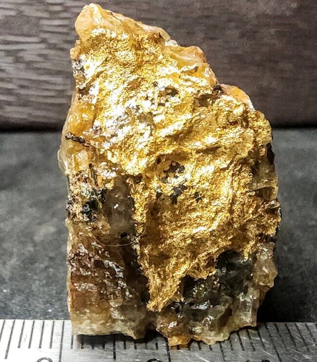Gold Ore Specimen 28.3g Very Nice In Sphalerite - 2521