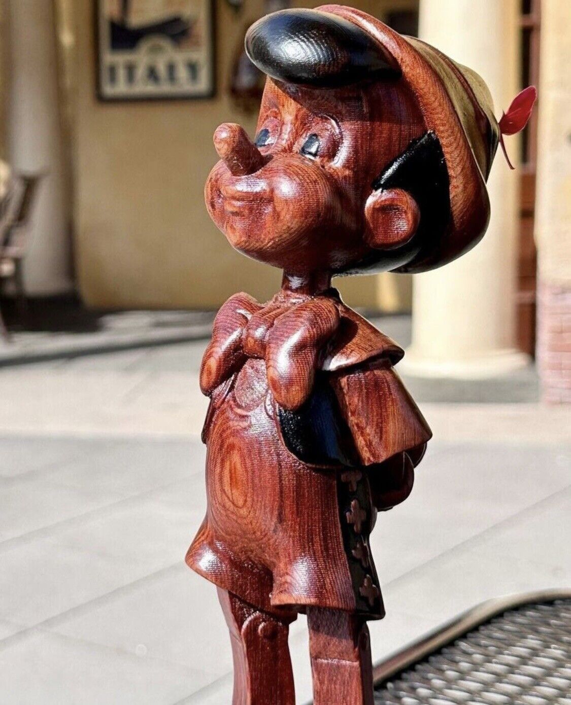 Disney Pinocchio Wood Carving