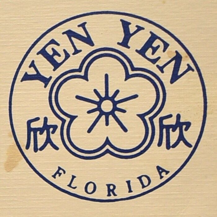 Vintage 1980s Yen Yen Florida Restaurant Menu Cocoa Beach Florida