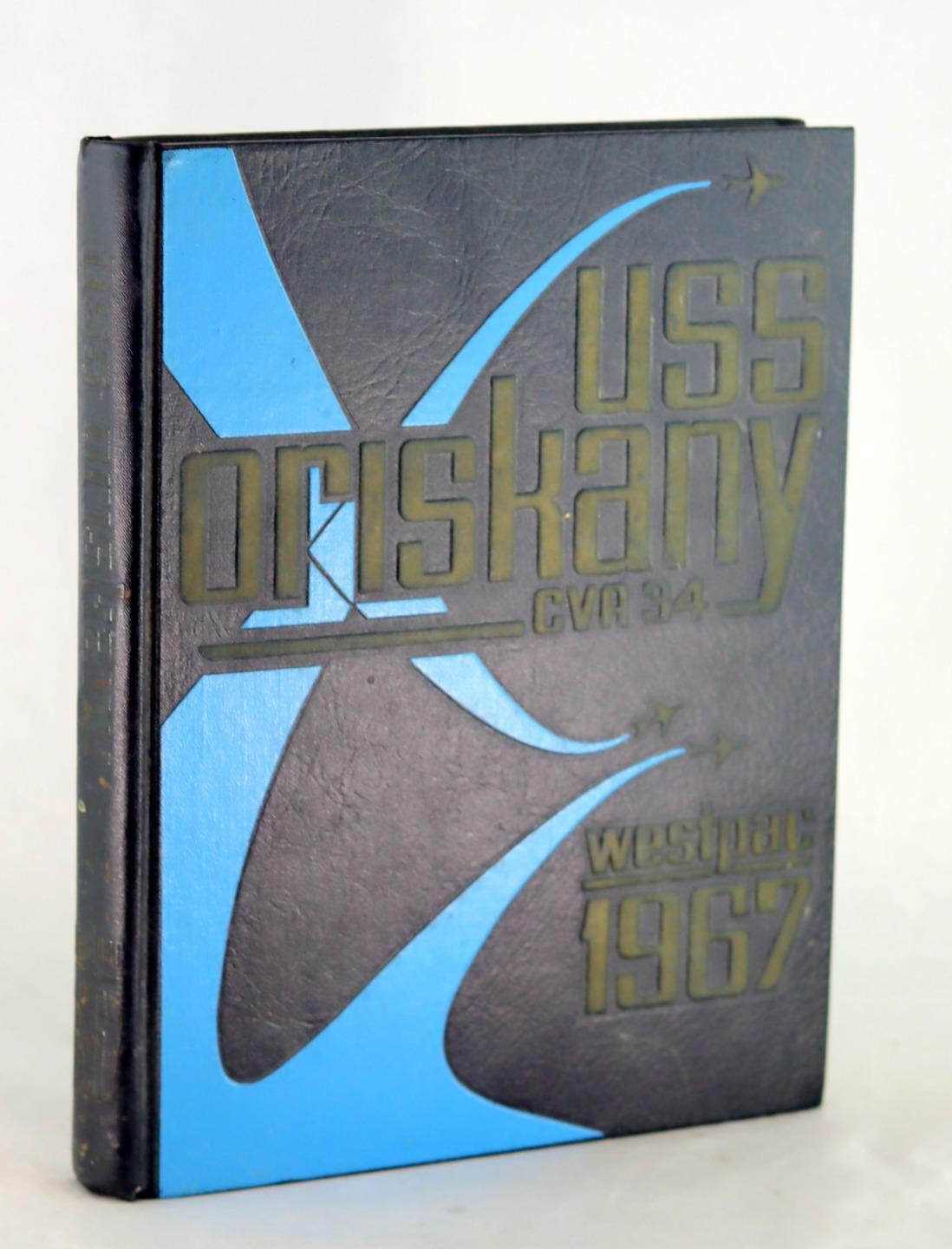 1967 USS Oriskany CVA-34 Deployment Cruise Book Vietnam US Navy Hardcover