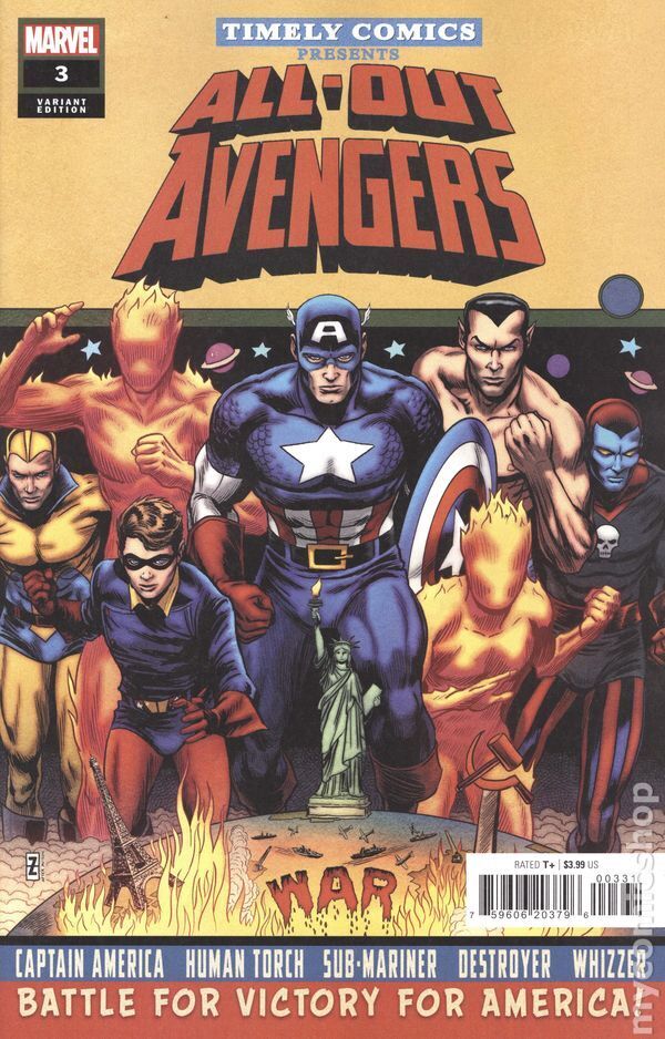 All-Out Avengers #3C NM 2023 Stock Image
