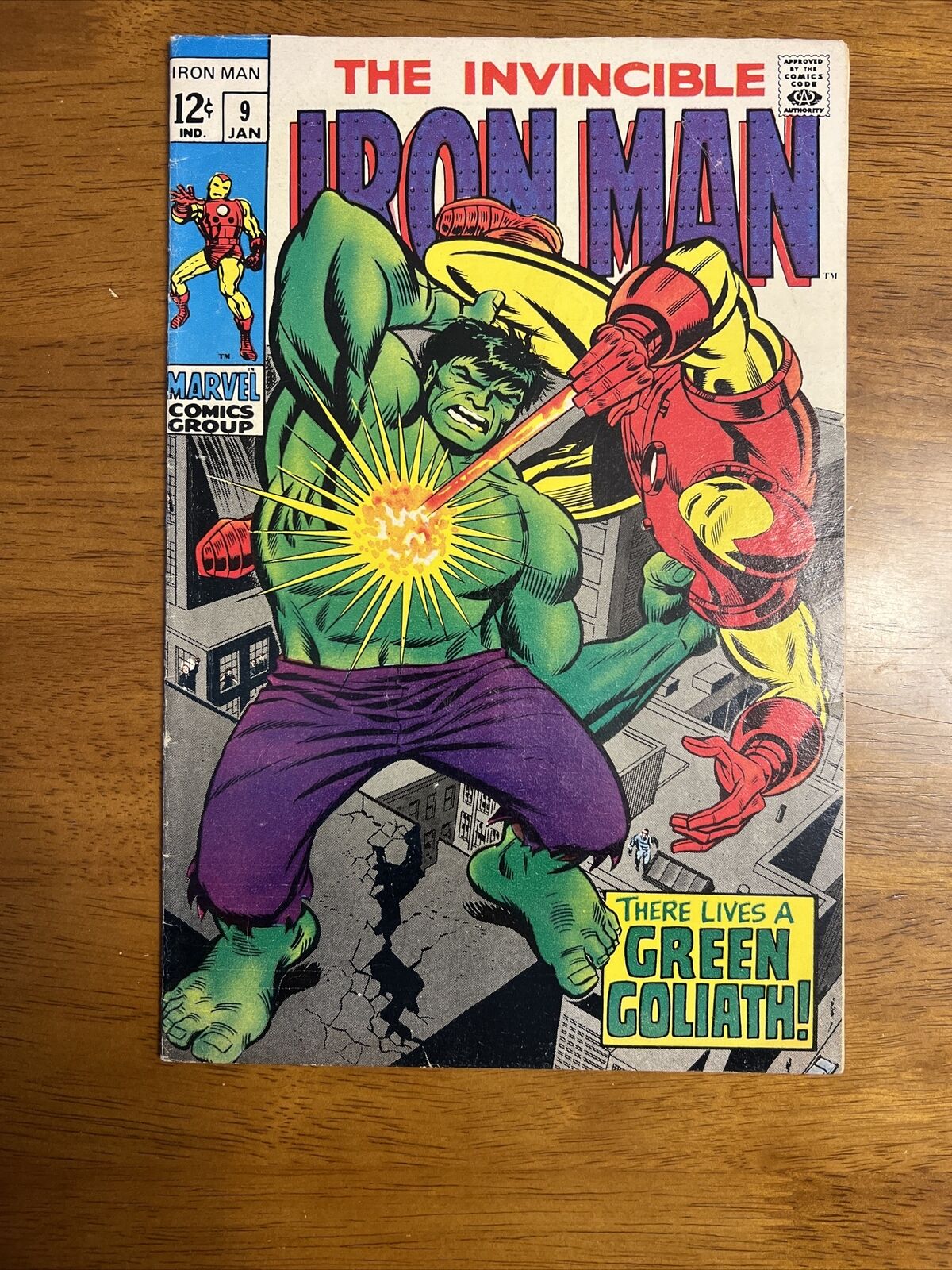 The Invincible Iron Man #9 Jan 1969 Marvel Comic F/VF