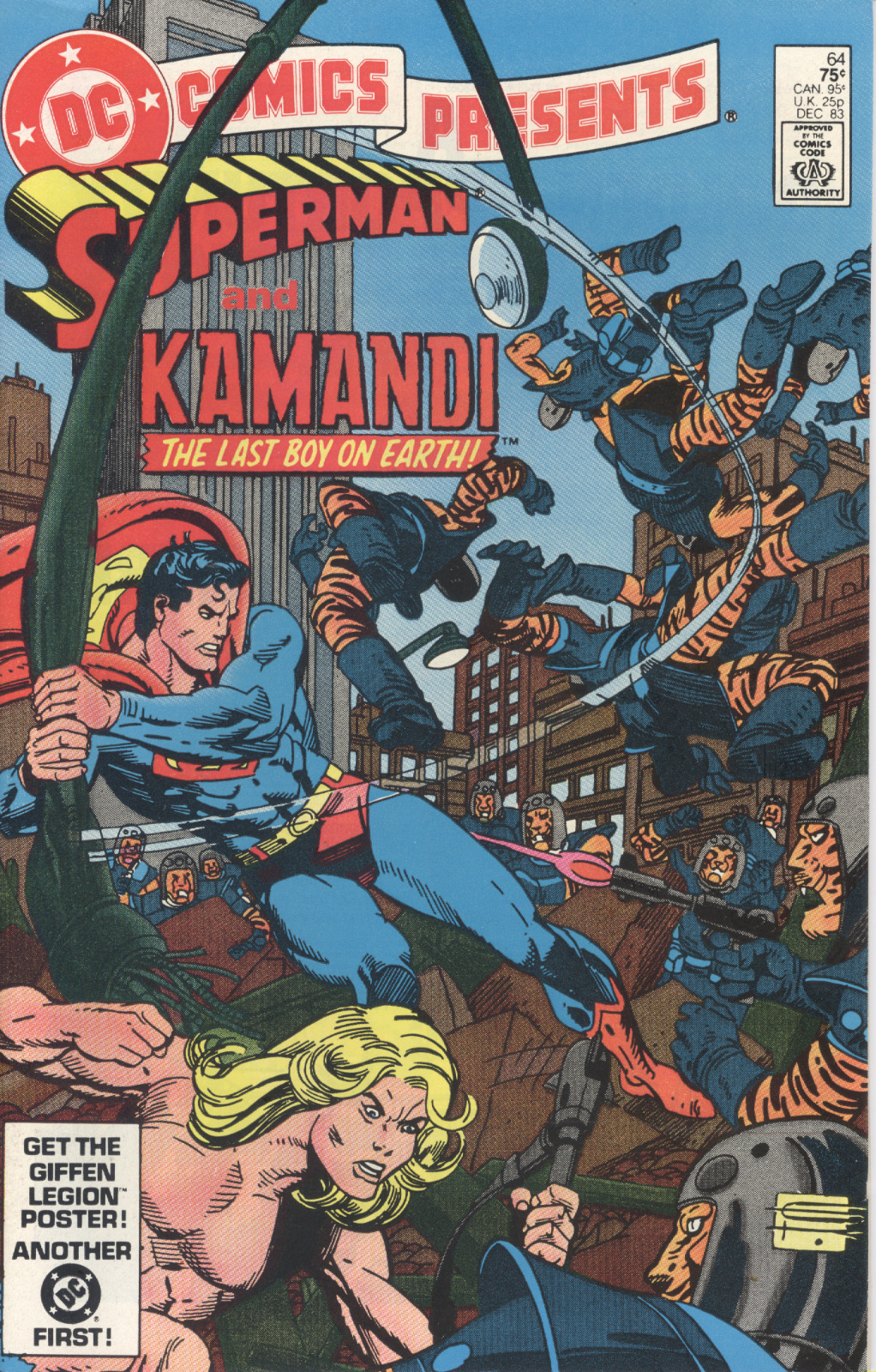 DC Comics: Superman and Kamandi The Last Boy on Earth #64 December 1983