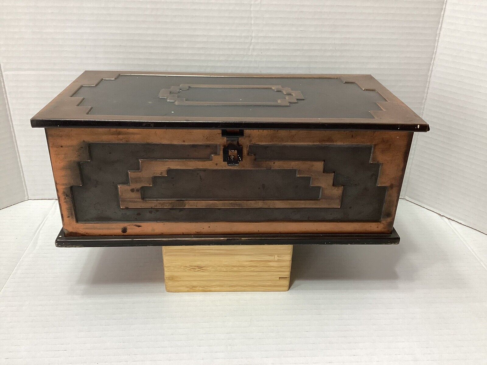 vintage copper treasure box. danahy-faxon buffalo ny
