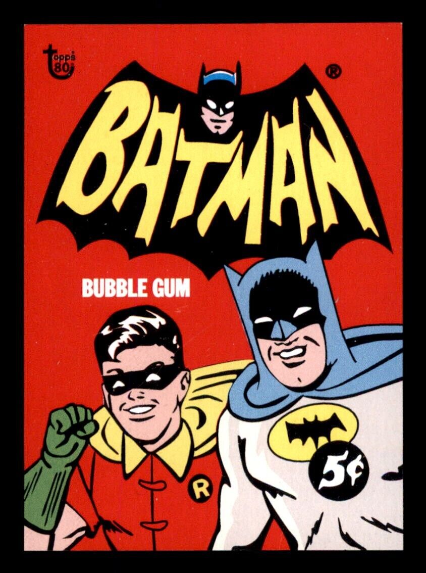 2018 Topps 80th Anniversary Wrapper Art #1 Batman