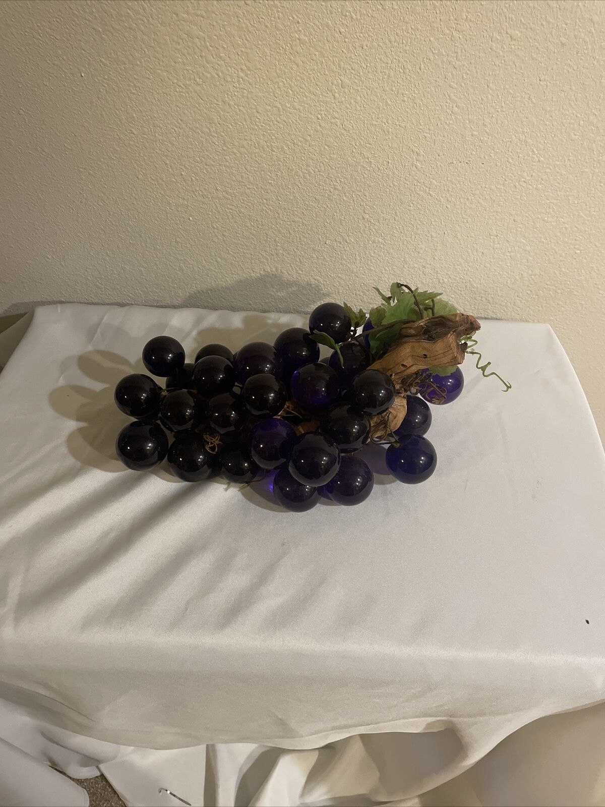 Lucite Grape Cluster Vintage 15 Inches