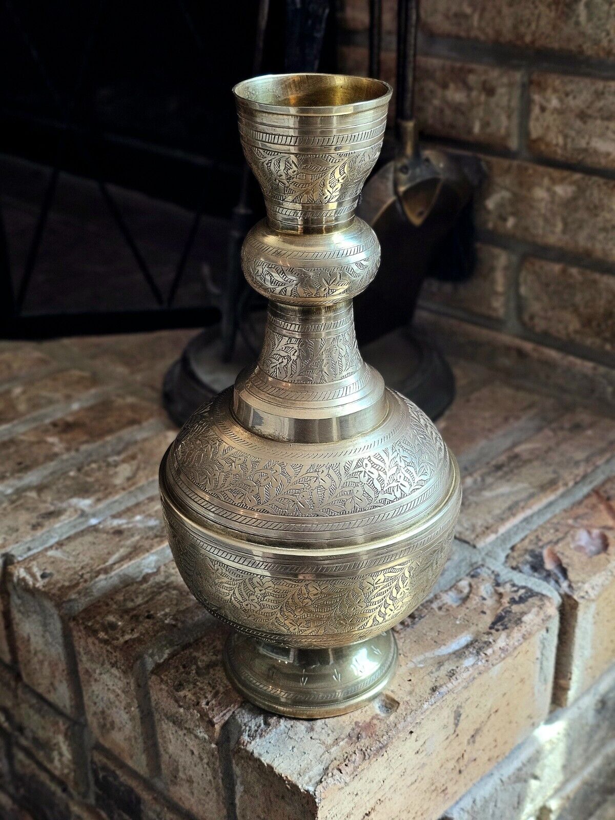 Vintage Brass Vase | Made In India