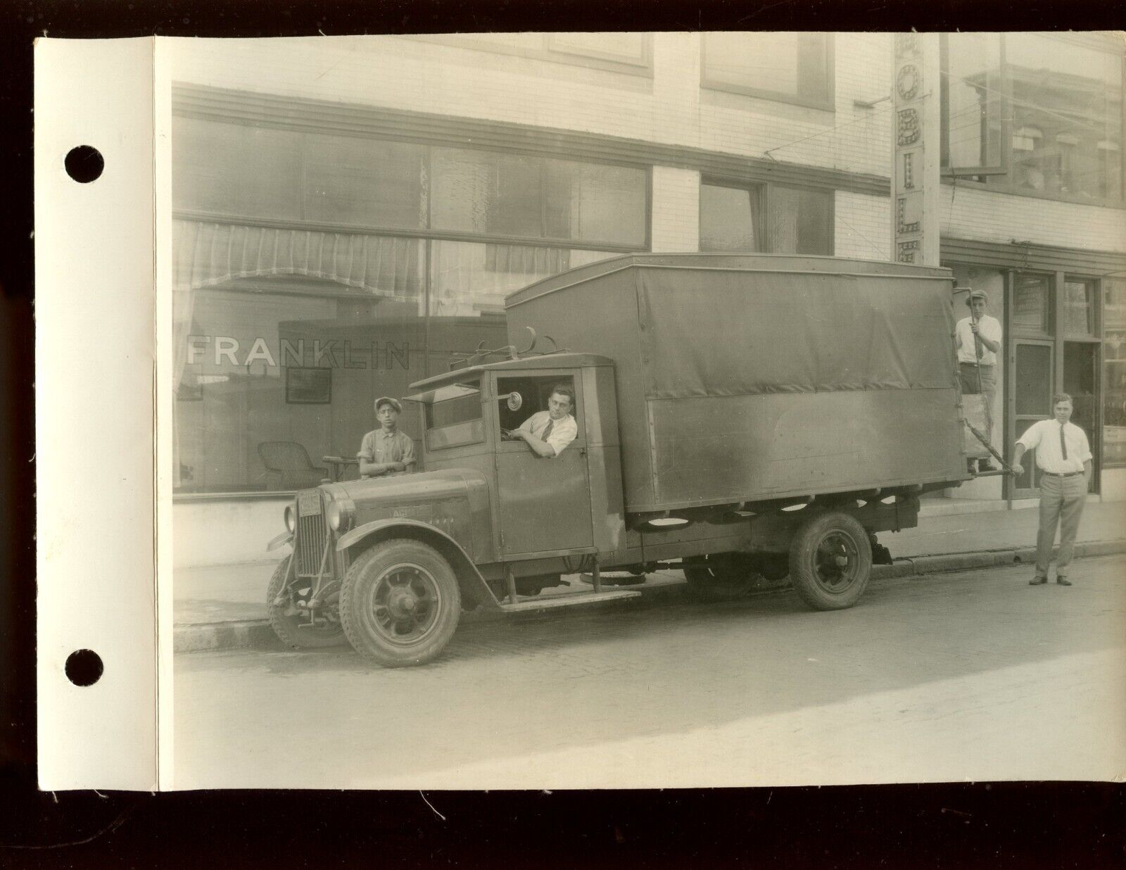Original 1925 Acme Truck Mount Vernon New York 7 1/2 X 10 1/2 Photo