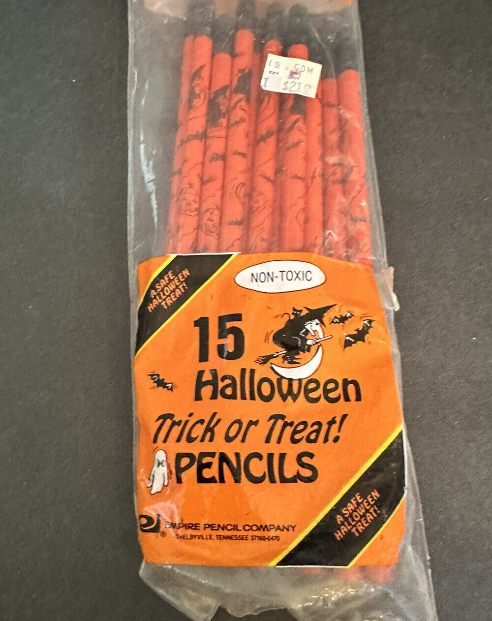 Vintage Empire Halloween Pencils Opened 15-Pack  - 13 In Package