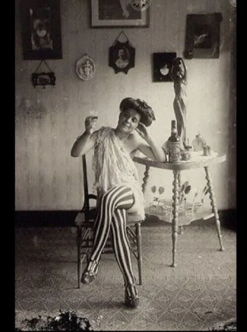 Sexy Prostitute PHOTO New Orleans Brothel Vintage 1917 Red Light District 8x10