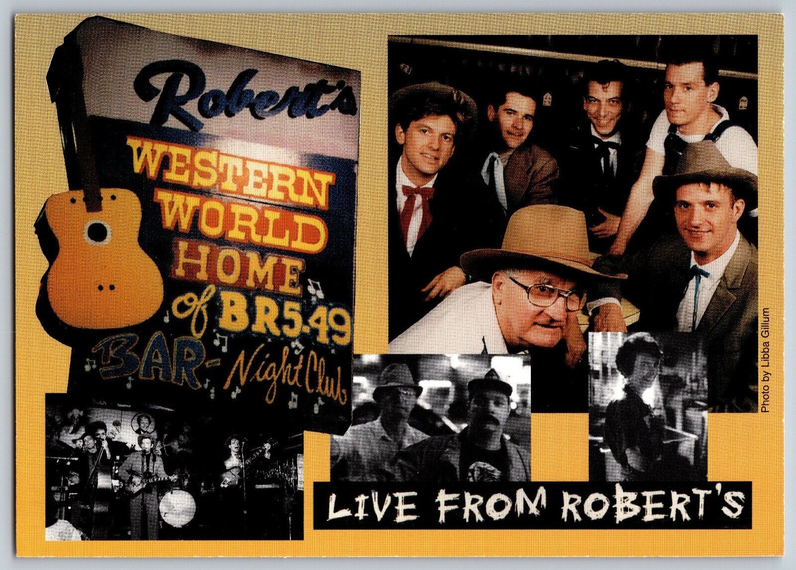 Nashville, Tennessee - Live From Robert\'s, Western World - Vintage Postcard 4x6