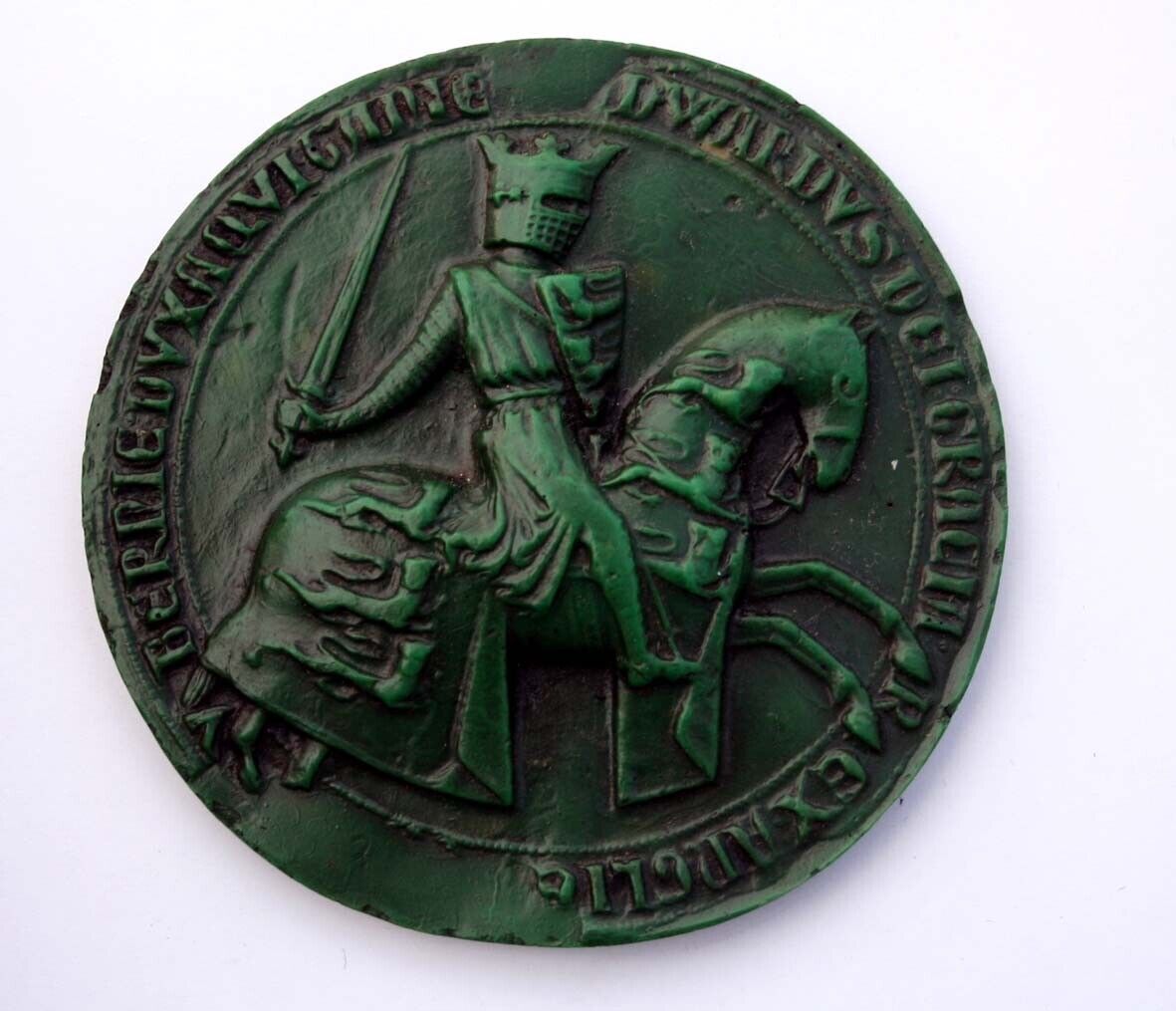 Edward I Great Royal Seal Reverse Green - Medieval Reproduction Collectable Gift