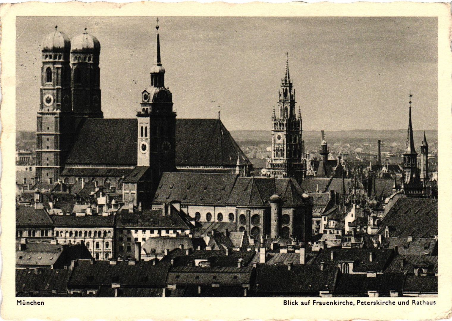 Vintage Postcard 4x6- Churches, Munchen
