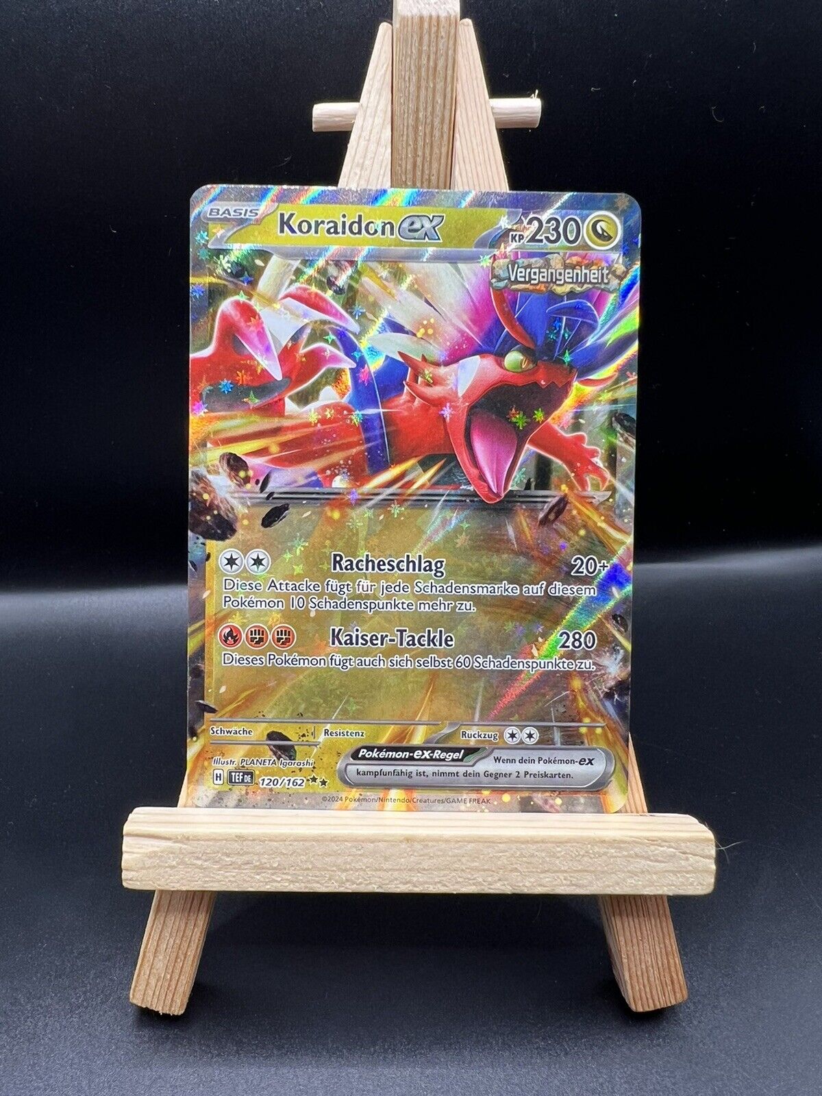 Pokemon Card Koraidon ex 120/162 Forces of the Time Near Mint | German
