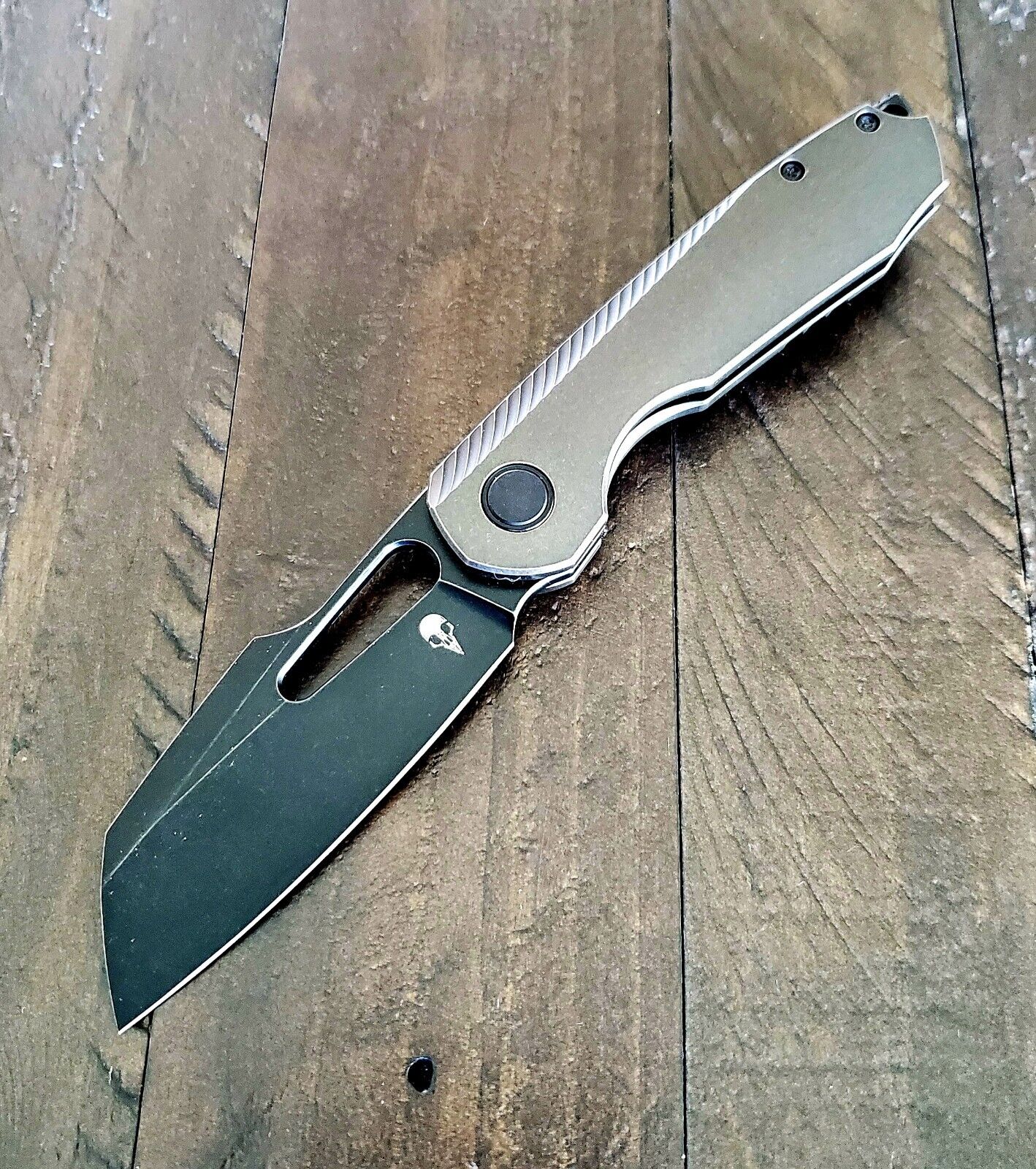 Sparrow Strix V4 Bronze Wash Titanium Folding  Knife #04/43 Sold Out Everywhere