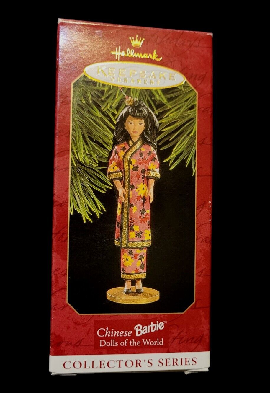 1997 Hallmark Keepsake Ornament Chinese Barbie Dolls Of The World 2nd In The...