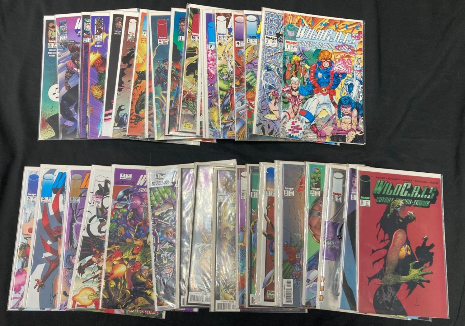 WILDC.A.T.S. COVERT • ACTION • TEAMS Image 1992 Lot Of 41 Issues