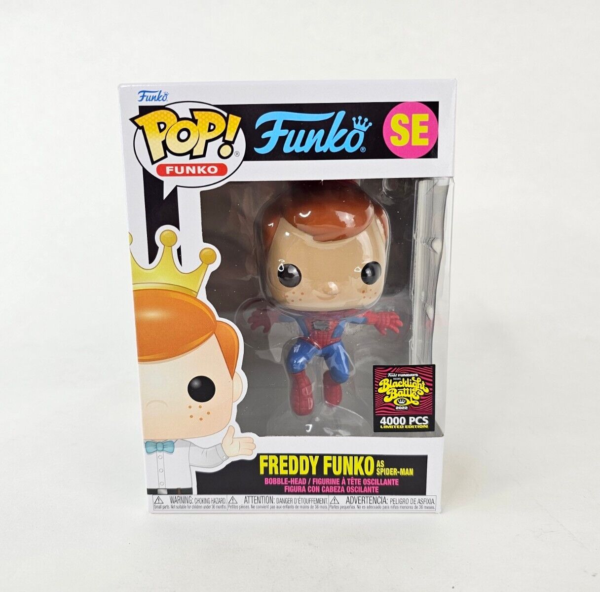 Funko Pop Freddy Funko As Spiderman 2022 Box of Fun LE4000