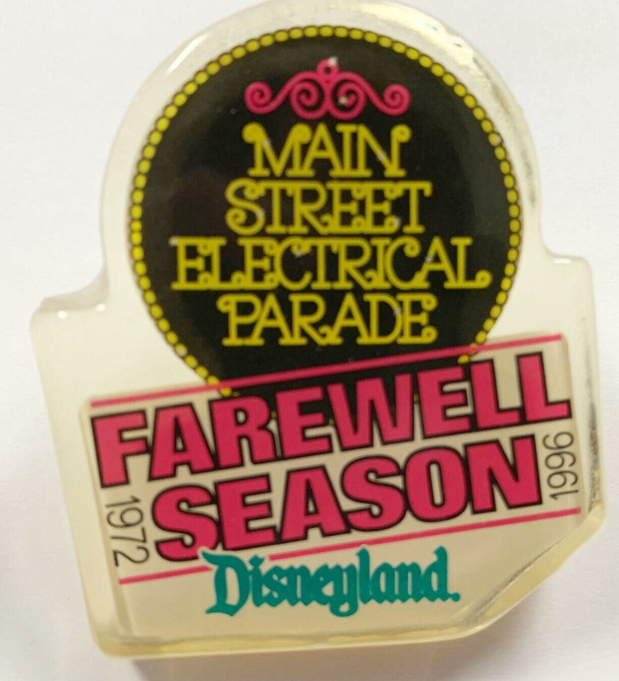 Disneyland Main Street Electrical Parade 1792 - 1996 Farewell Season Night Light