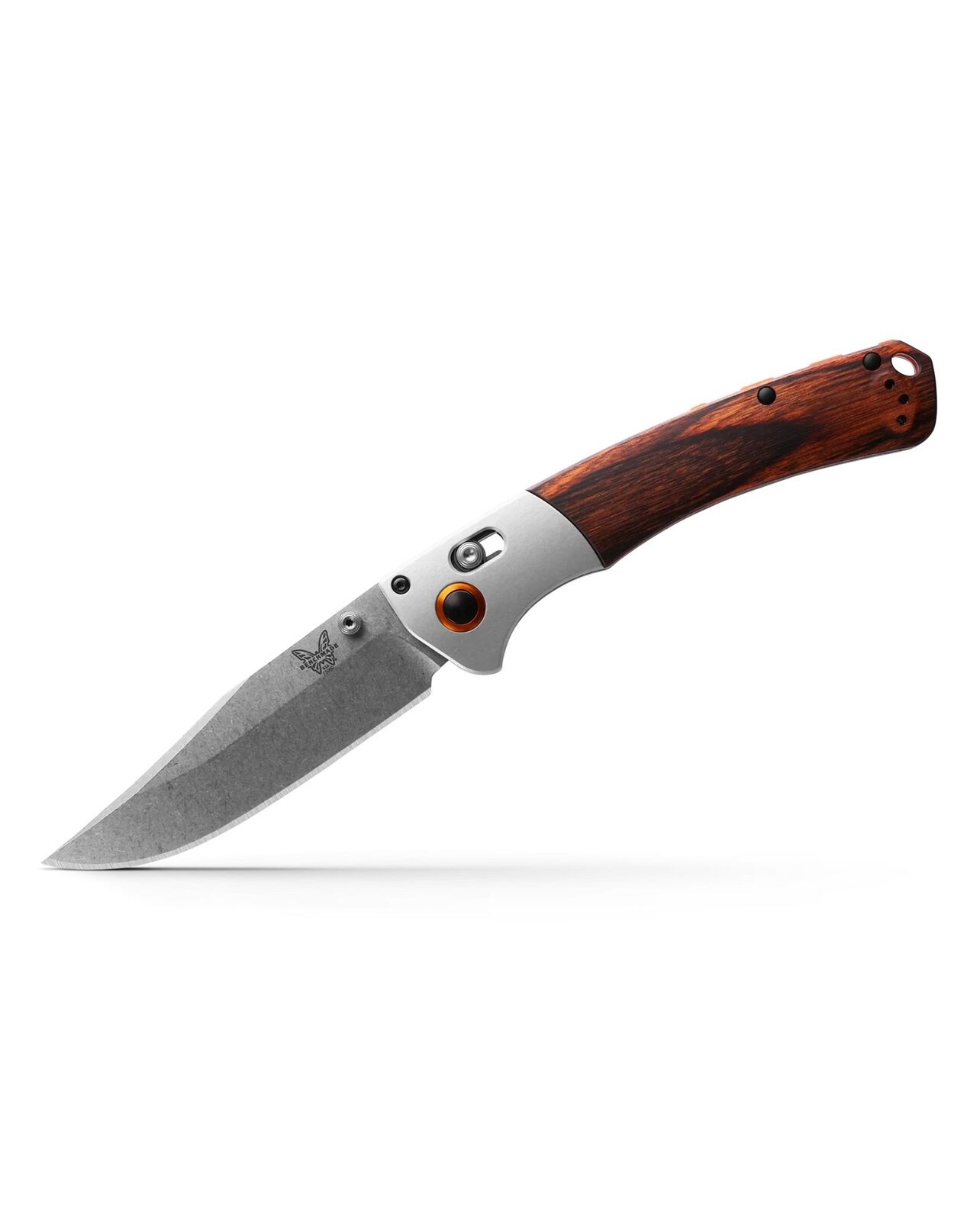 Benchmade 15080-2 Crooked River Folding Knife, Clip-Point